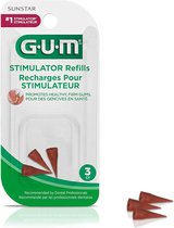 Bol.com GUM Permanente Rubberen Tip Stimulator - Tandsteenverwijderaar - Tandvlees Reiniging - Tandenstokers - Navulling - 3 stuks aanbieding