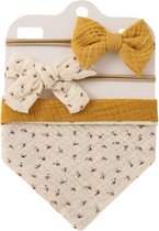 zeverslab - bandana - baby - haarband - set - cadeau - origineel - kraamcadeau - feestdagen - geboorte