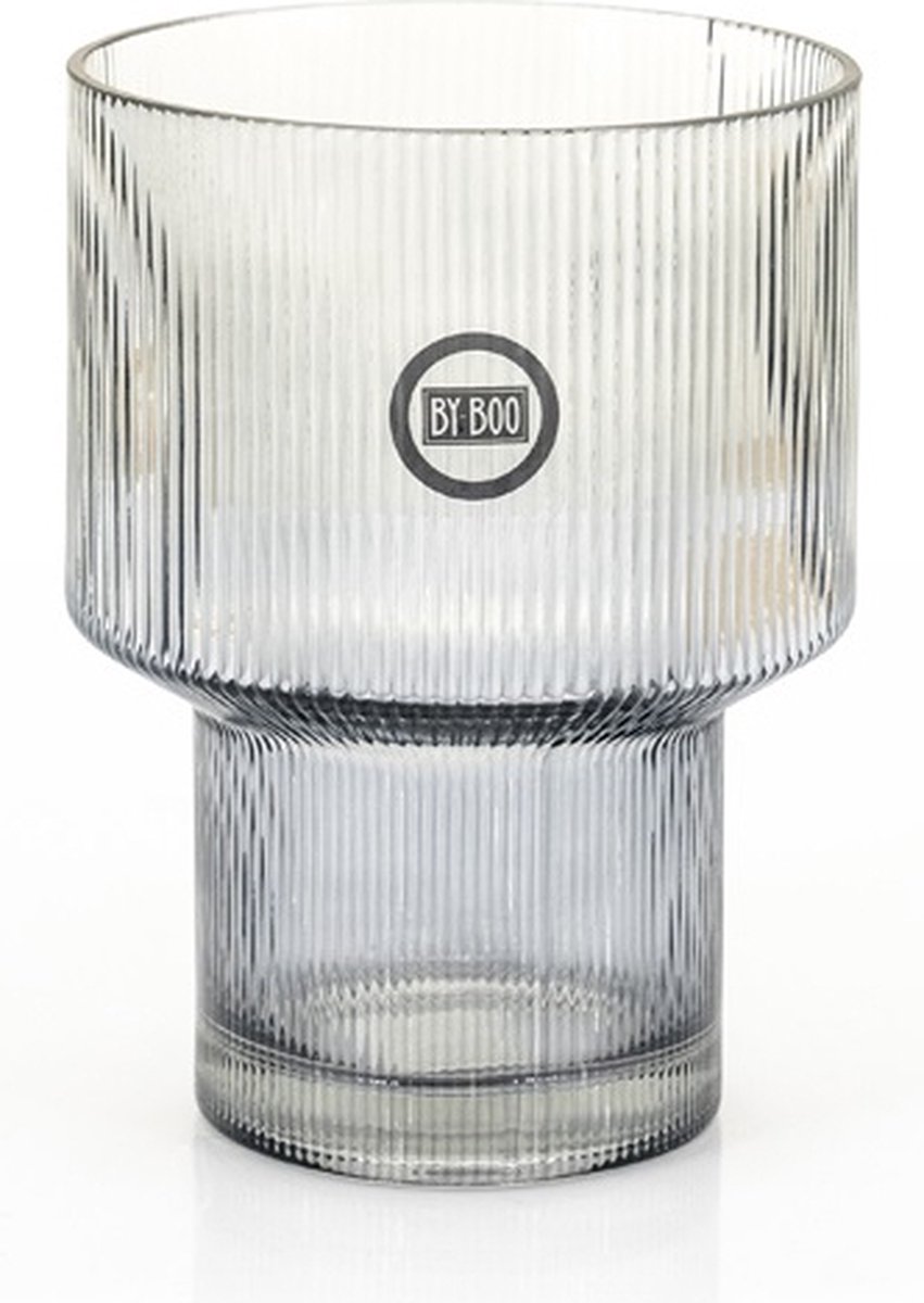 Furnilux Riba Vaas - 15 x 15 x 19.5 cm - Grijs