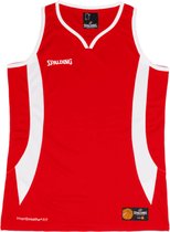 Spalding Jam Basketbalshirt Dames - Rood / Wit | Maat: XXL