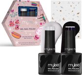 Mylee Gel Nagellak Set 2x10ml [Midnight Circus ] UV/LED Gellak Nail Art Manicure Pedicure, Professioneel & Thuisgebruik [Kerstmis 2023] - Langdurig en gemakkelijk aan te brengen