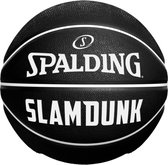 Spalding Slam Dunk (Size 5) Basketbal Kinderen - Zwart / Wit | Maat: 5
