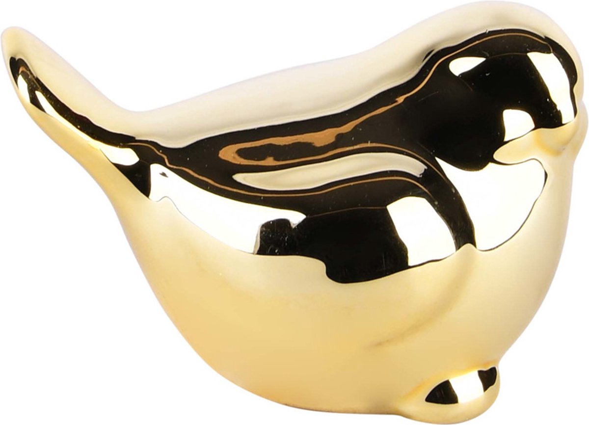 Dier / dieren / vogel - Goud - 8 x 6 x 6 cm hoog.