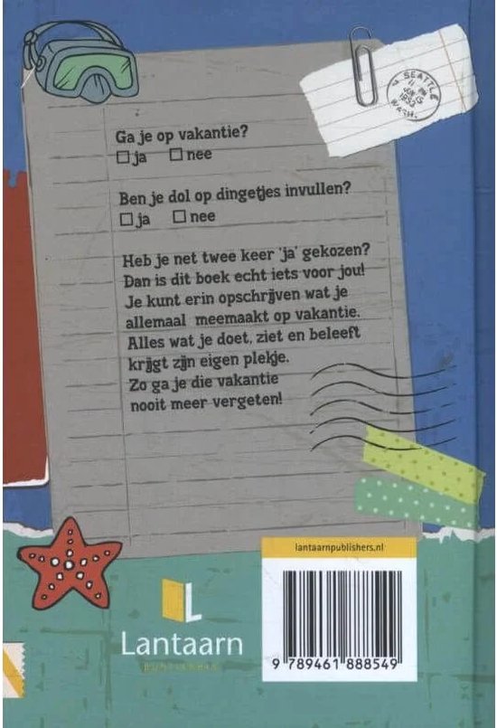 Mijn reisdagboek kids editie