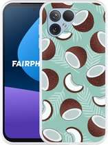 Cazy Hoesje geschikt voor Fairphone 5 Kokosnoten
