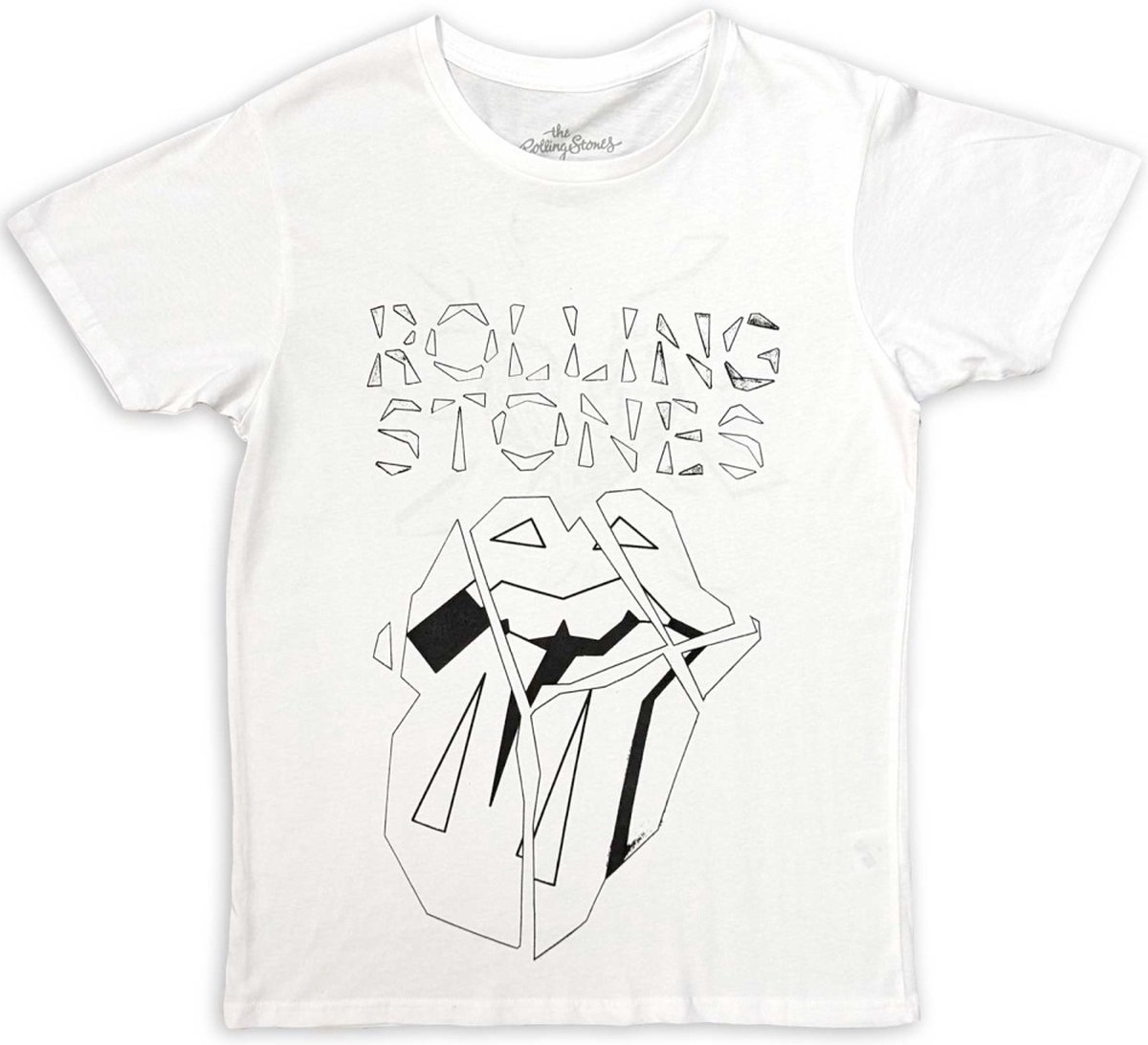 The Rolling Stones - Hackney Diamonds Diamond Tongue Outline Heren T-shirt - XL - Wit