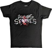 The Rolling Stones - Hackney Diamonds Glass Logo Heren T-shirt - S - Zwart
