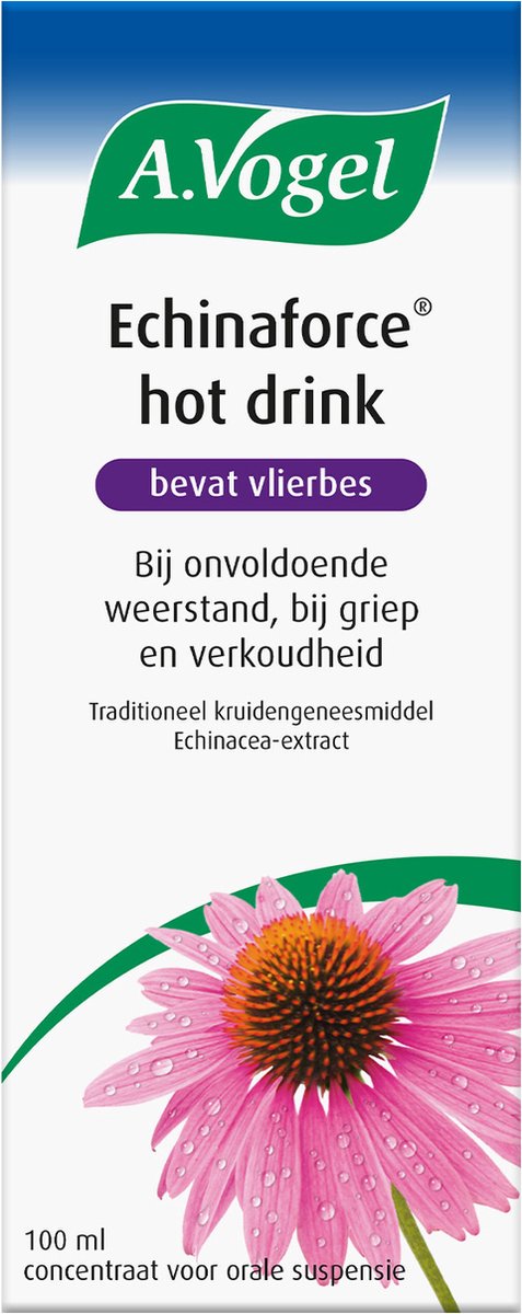 Goedkoopste A.Vogel Echinaforce hot drink siroop - Geneesmiddel bij onvoldoende weerstand, griep en verkoudheid - 100 ml