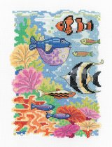Heritage Crafts Tropical Fish borduren (pakket) 1629A