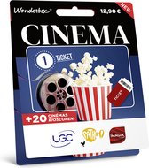 Wonderbox cadeaubon - Cinemakaart - 1 ticket - Cadeau voor man of vrouw