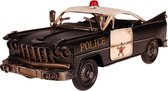 Metalen voertuig - Classic Police - American Retro Style - 28x11x10cm