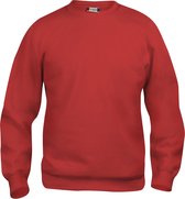 Clique Basic Roundneck Sweater Rood maat M