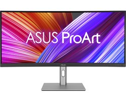 ASUS ProArt Display PA34VCNV - UWQHD Curved Professional Monitor - Delta E < 2 kleurnauwkeurigheid - Calman Gecertificeerd - USB-C 96W - 32 Inch