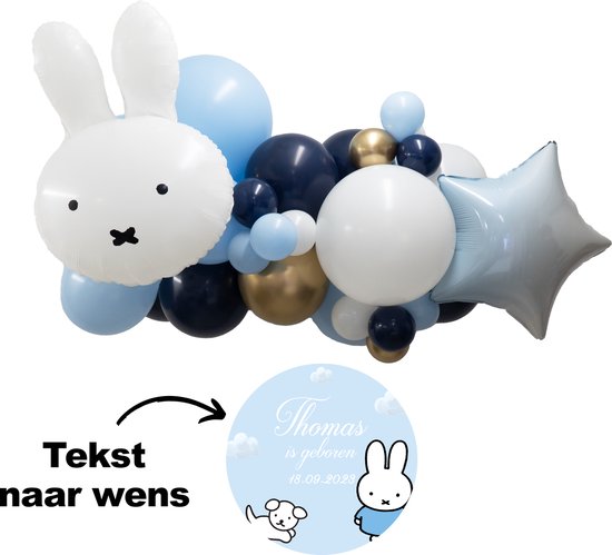 Arche de ballons bleu Bébé avec panneau personnalisé pour nouveau-né bébé  garçon -... | bol
