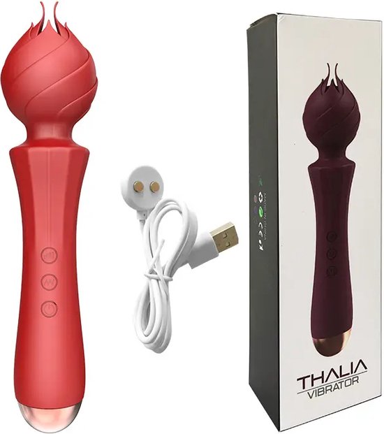 Thalia - Wand Vibrator - Waterdicht & Super krachtig - Clitoris Stimulator  & G Spot