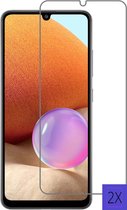 Screenprotector Samsung Galaxy A12/A32 5G Screenprotector- Beschermglas - Transparant en krasbestendig - 2X