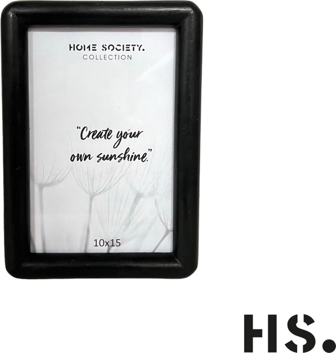 Home Society - Fotolijst - Amelie - 10x15cm - Hout - Zwart