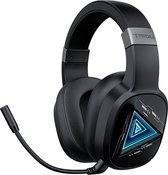TAIDU 2.4GHz Draadloze Gaming Headset - Bluetooth koptelefoon - Multiplatform - Geschikt voor PS4/PS5, Nintendo Switch,Xbox One - Zwart