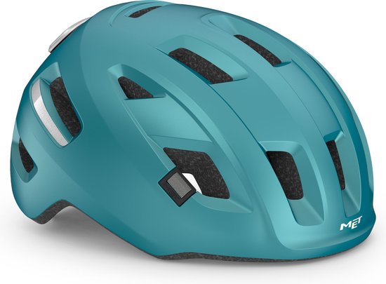 MET E-Mob MIPS Fietshelm Mannen & Vrouwen - Fietshelm E Bike Volwassenen - Maat M (56-58cm) - NTA8776 - Teal