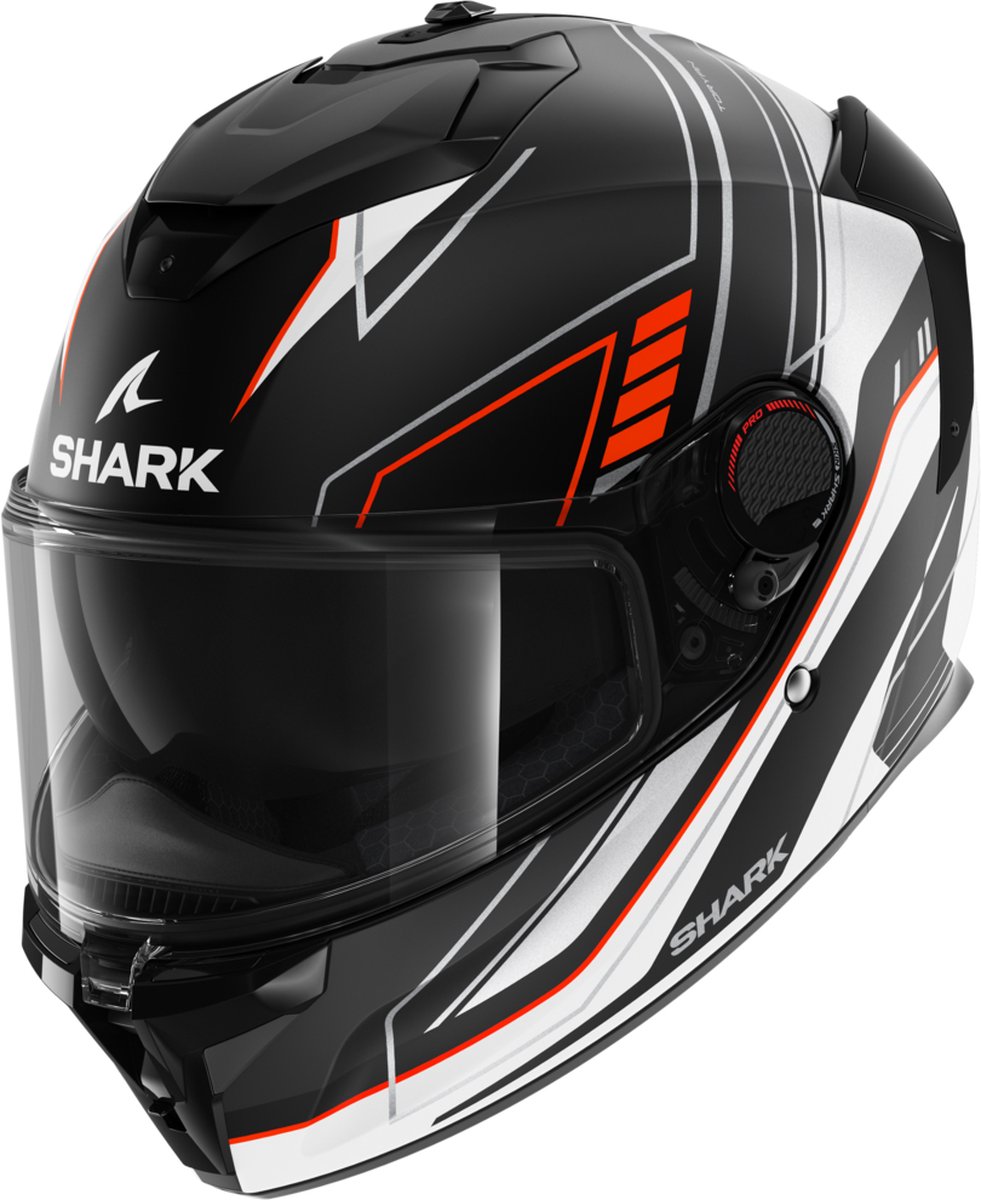 Shark Spartan Gt Pro Toryan Mat Black Orange Silver KOS XS - Maat XS - Helm