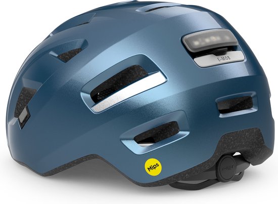 MET E-Mob MIPS Fietshelm Mannen & Vrouwen - Fietshelm E Bike Volwassenen - Maat L (58-61cm) - NTA8776 - Navy — afbeelding 2