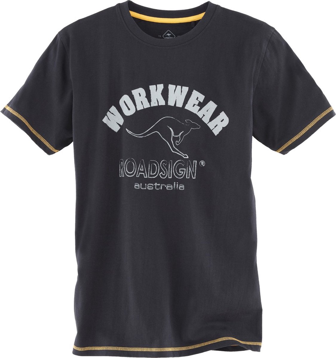 Roadsign T-Shirt Schwarz/Gelb-L