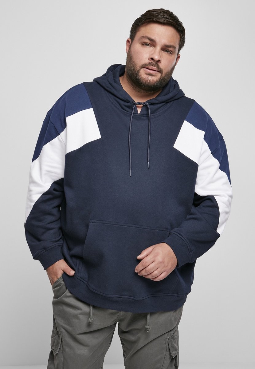 Urban Classics Oversize 3Tone Hoodie/trui XL Blauw