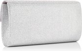 Montary Glitter Diamante Envelope Clutch Bag Koppeling