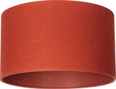 Milano lampenkap stof - oranje-rood transparant Ø 30 cm - 20 cm hoog