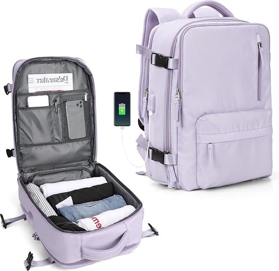 TPRC Handbagage met USB-oplaadpoort, 38,1 cm