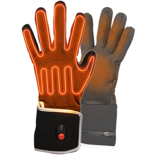 HEATDRY® Clothing - THiN-7.4v SS2324 Size M/L - Verwarmde Handschoenen – 2 Oplaadbare Batterijen 7.4v 2200mAh - Size M/L