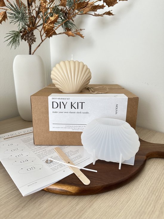 Kaarsen maken set Classic Shell Candle DIY Kit
