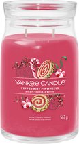 Yankee Candle - Grand pot Signature Pinwheels à la menthe poivrée