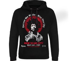 Omslag van Jimi Hendrix Live In New York Epic Hoodie Black-S