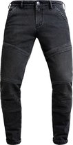 John Doe Motorrad Hose Rebel Mono Jeans Gris-W36-L34