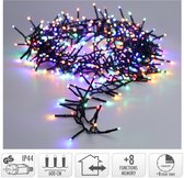 Éclairage de Noël Maxi Cluster - 400 LED - 6m - multicolore - Minuterie - Fonctions lumineuses - Mémoire - Extérieur