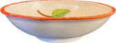 Mozaïek schaal salade Granaatappel wit oranje 29 x 26 cm| LA26 | Piccobella