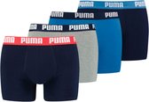 Bol.com PUMA BASIC BOXER Heren 4P - Maat S - Maat M aanbieding