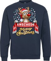 Kersttrui Enschede | Foute Kersttrui Dames Heren | Kerstcadeau | FC Twente supporter | Navy | maat 4XL