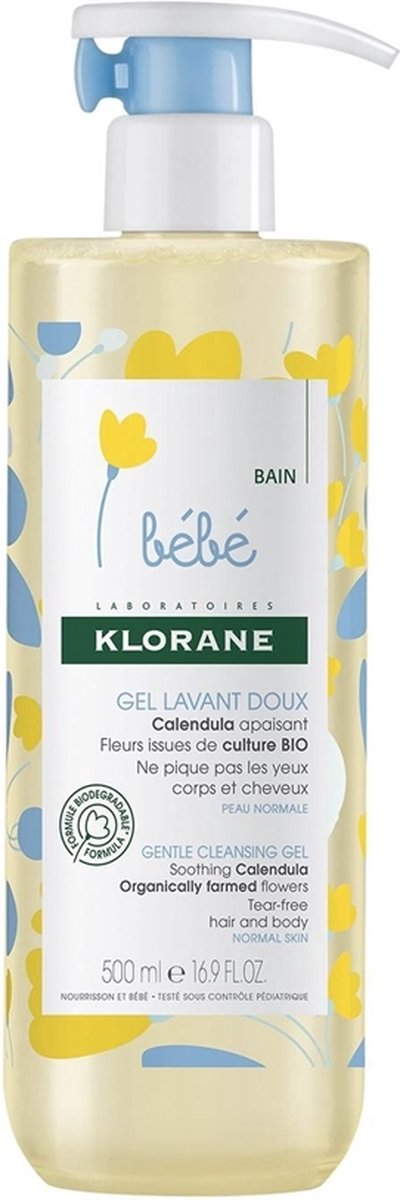 Klorane - Gentle Cleansing Gel Bébé- Jemný mycí gel pro děti od narození van Merkloos — afbeelding 3