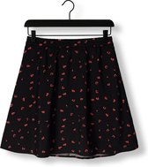 MSCH Copenhagen Mschvinaya Ladonna Skirt Aop Dames - Korte rok - Zwart - Maat XS