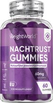 WeightWorld Night Sleep Gummies - Complément de sommeil avec griffonia pour favoriser le sommeil nocturne - 60 gummies naturelles pour 1 mois
