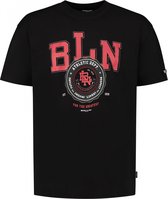Ballin Amsterdam - Heren Oversized fit T-shirts Crewneck SS - Black - Maat M