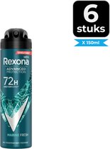 Rexona Deospray Men Marine 150 ml - Pack économique 6 pièces