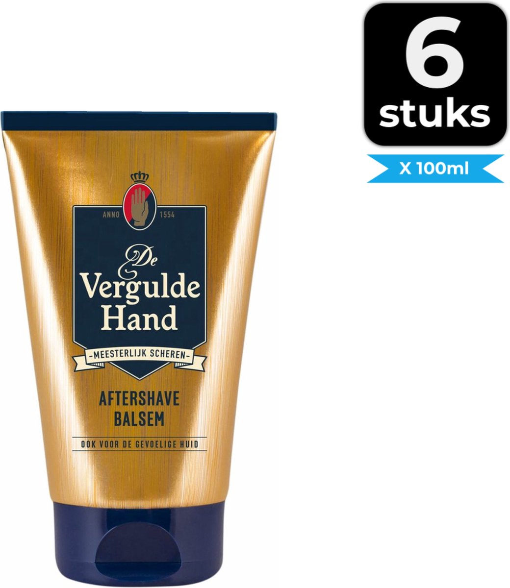 Vergulde Hand Aftershave Balsem 100 ml - Voordeelverpakking 6 stuks