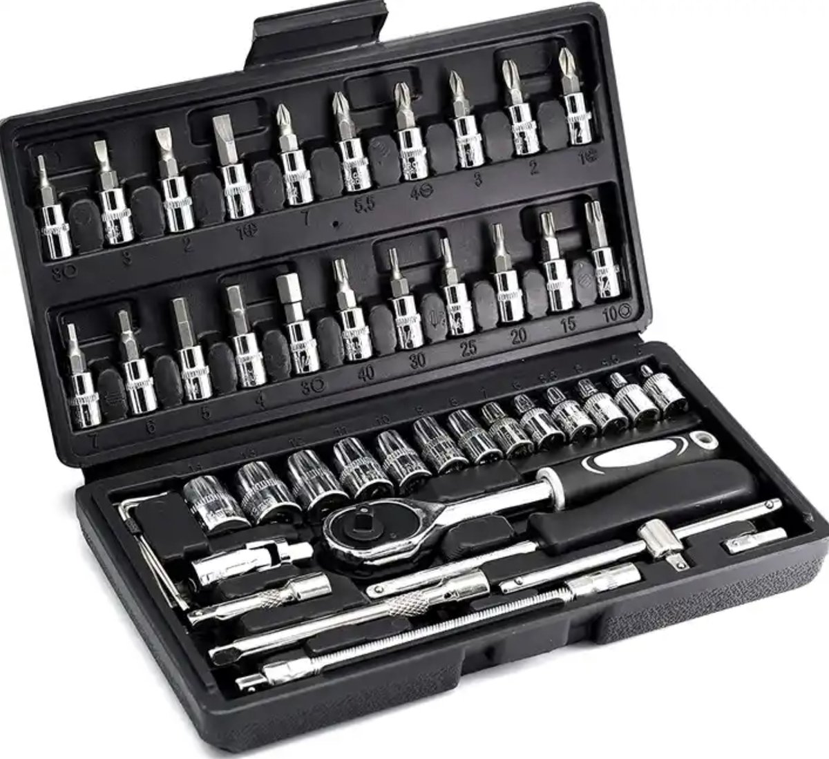 Compact Kraft 35-delige Hoge Precisie Moersleutels - Verstelbare Ratel ...