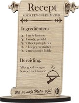 Compteur de recette - carte de voeux en bois - carte en bois pour demander à quelqu'un d'être marraine - 12,5 x 17,5 cm