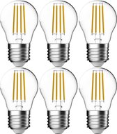 Energetic E27 LED Lamp - 4.8W 2700K 470lm 230V - LED Verlichting - LED Miniglobe P45 - Warm Wit - Dimbaar - Per doos à 6 stuks