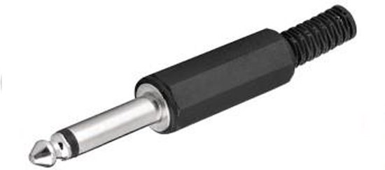 3.5mm Mono Audio Male Plug Jack Adapter Connector solder