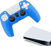 Gadgetpoint | Siliconen Game Controller(s) Hoesjes | Performance Antislip Skin Beschermhoes | Softcover Grip Case | Accessoires geschikt voor Playstation 5 - PS5 | Grip Blauw